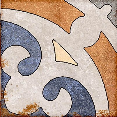 Мелкоформатная плитка Margaret Dec Mix matte 99х99х7 фото